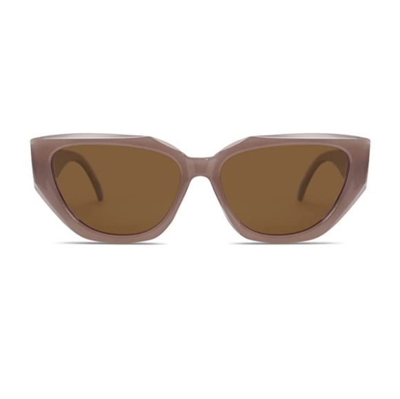 Trendy Cute Cat Eye Polarized Sunglasses for Women Fashion Cateye Sunnies - Picture 2 of 4